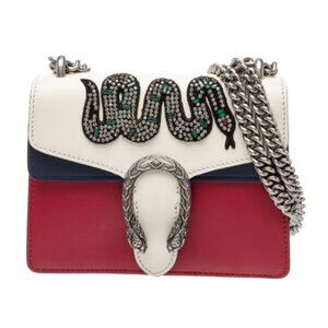 Gucci Kingsnake Bedazzled Crossbody Bag
